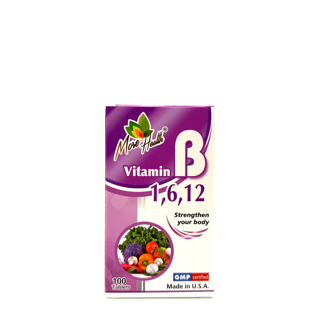 More Health 安健維他命 B1, B6, B12丸 100粒