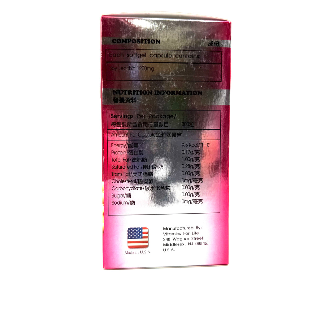 Life Upper 純美健天然高級卵磷脂 300粒