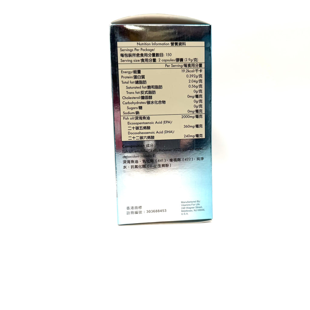 Life Upper 純美健阿拉斯加深海魚油丸 300粒