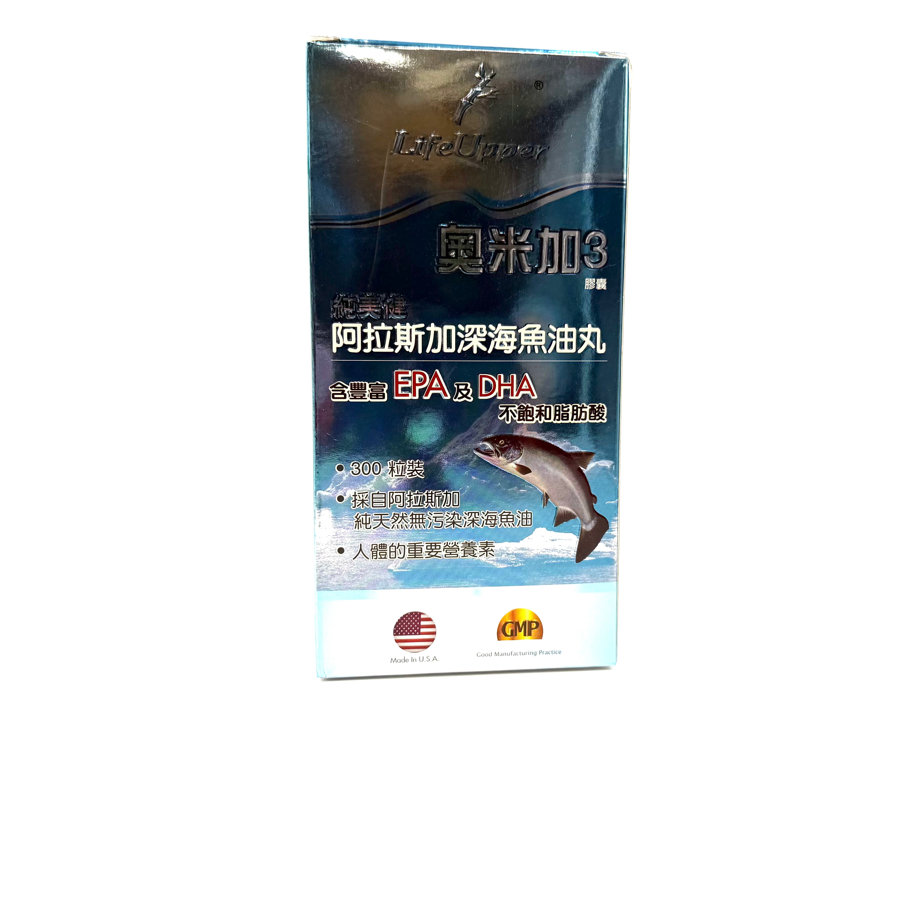 Life Upper 純美健阿拉斯加深海魚油丸 300粒