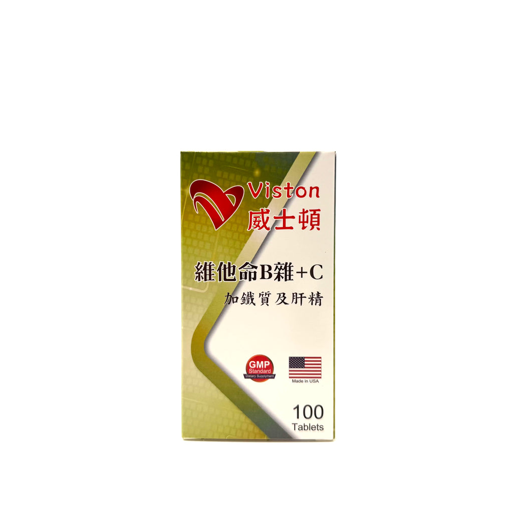 Viston 威士頓 維他命B雜+C 100粒