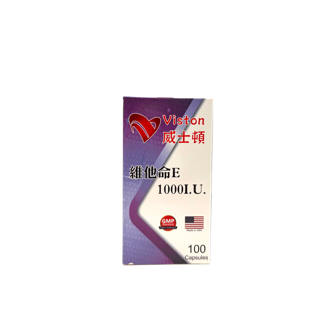 Viston 威士頓 維他命E 1000IU 100粒