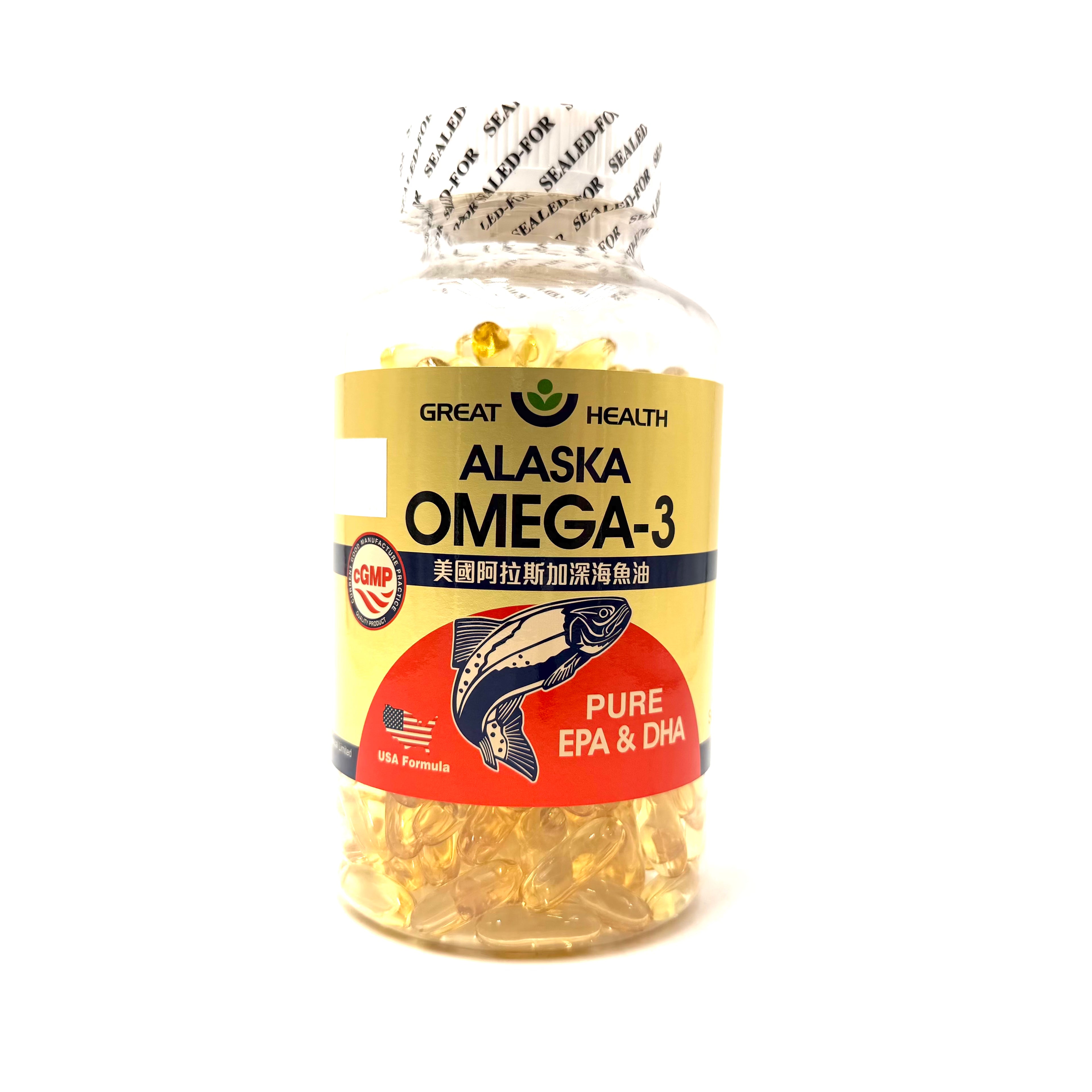 Great Health 阿拉斯加深海魚油丸 300粒