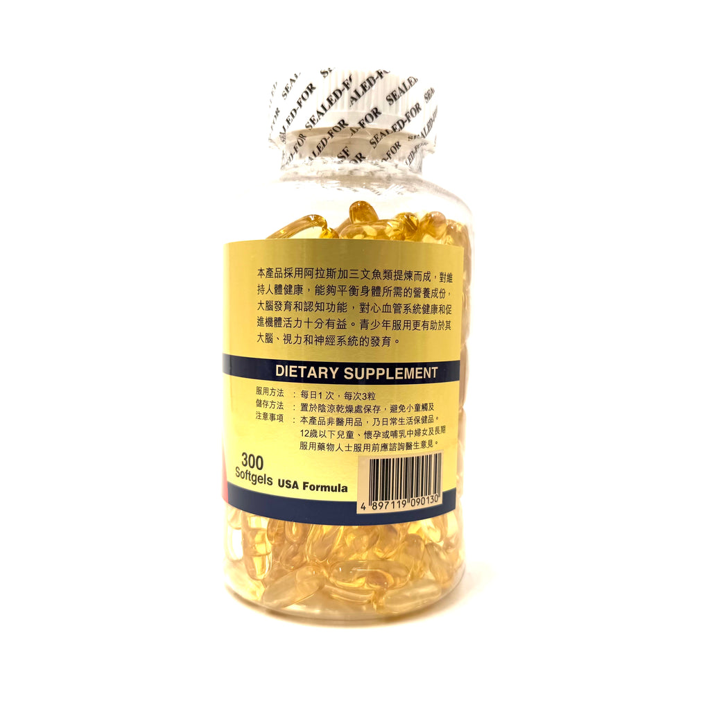 Great Health 阿拉斯加深海魚油丸 300粒