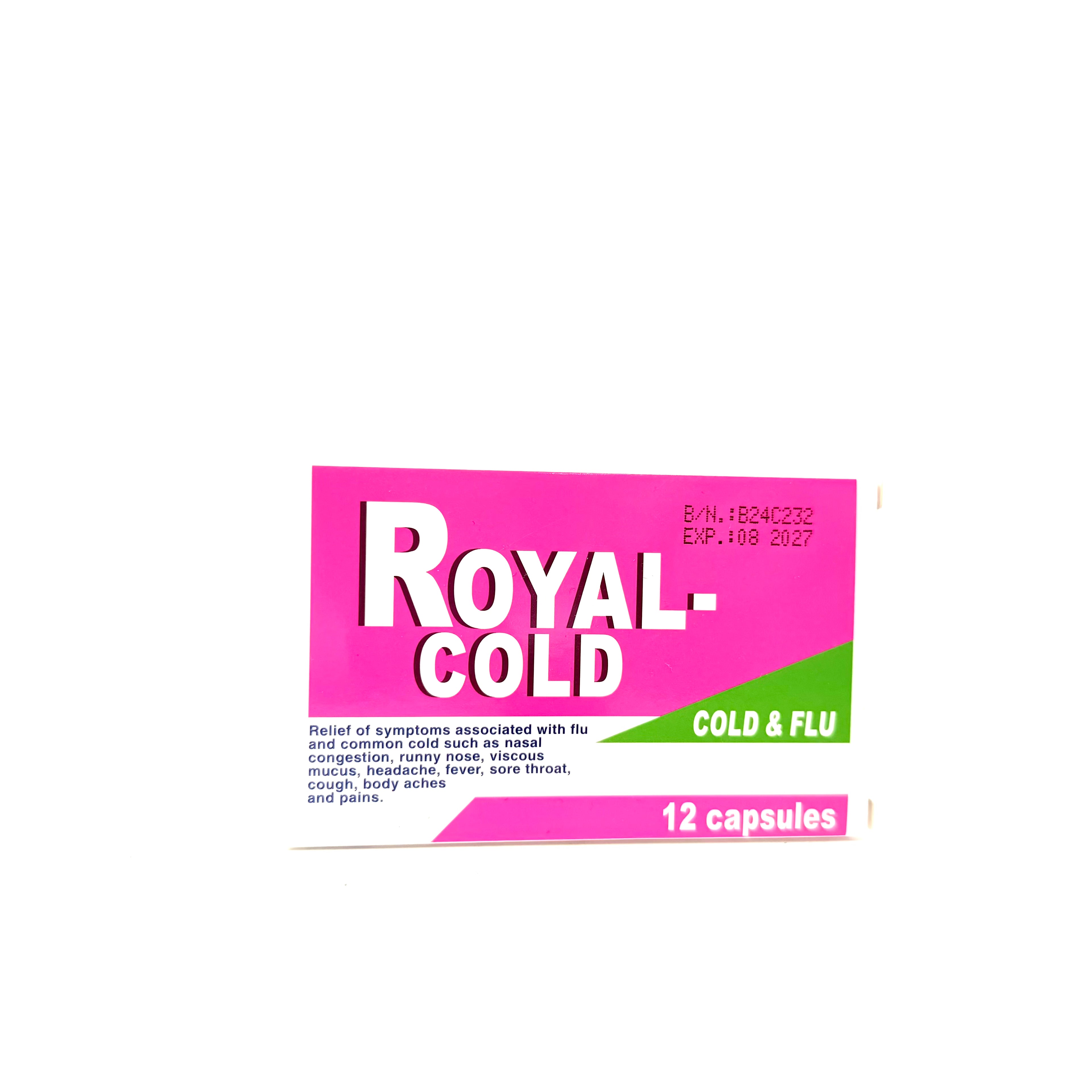 Royal Cold 快立康強效傷風素 12粒